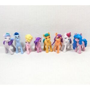 My Little Pony Custom Figure lot of 8 Minifigures Queen Haven Phyllis Pipp Zipp